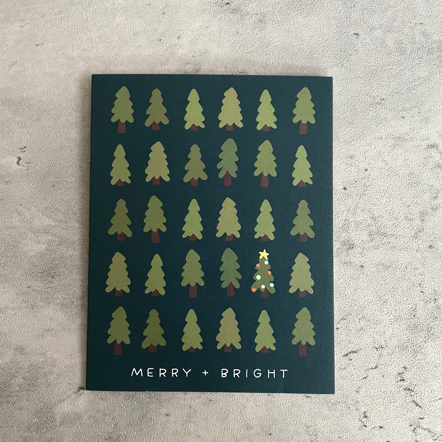 Card | Merry + Bright