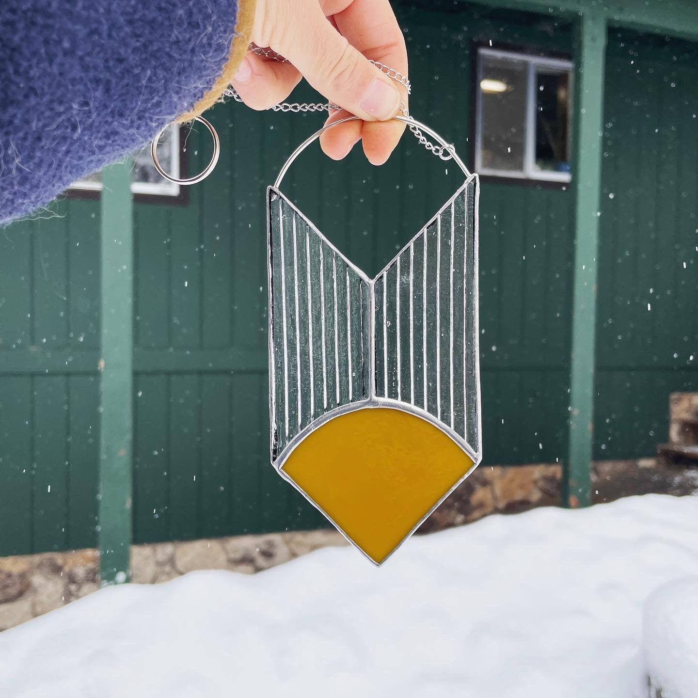 Foxy Suncatcher | Mustard