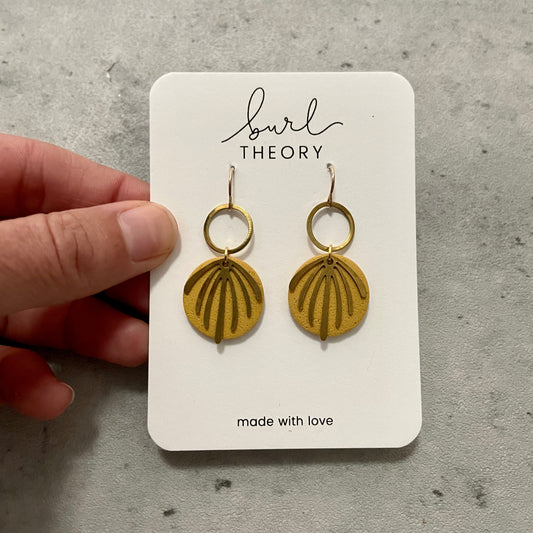 Earrings | Mustard