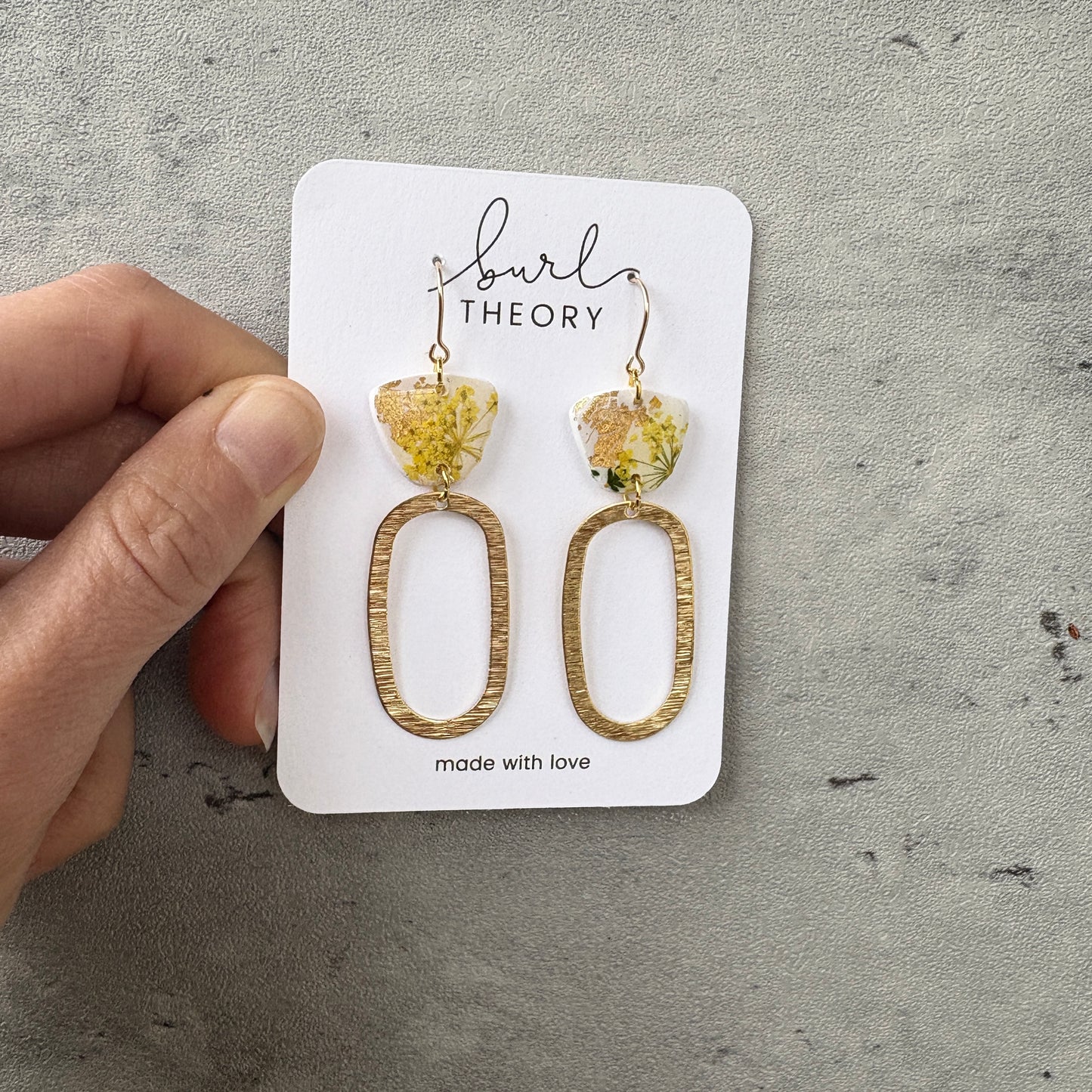 Earrings | Pressed Flowers