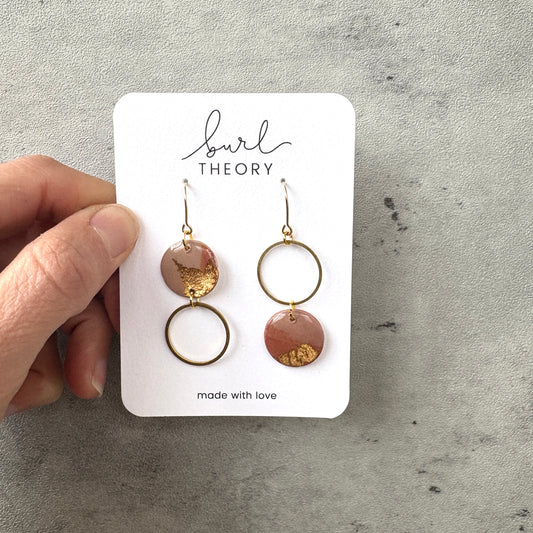 Earrings | Sunset + Gold