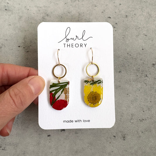 Earrings | Pressed Flowers