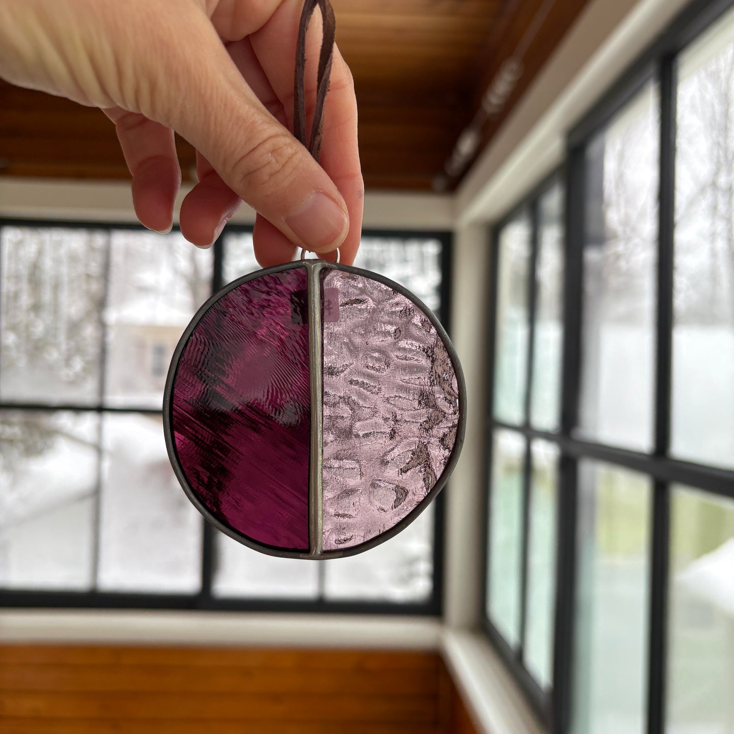 Two-Tone Ornament | Plum