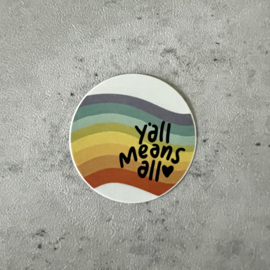 Sticker | Yall Means All